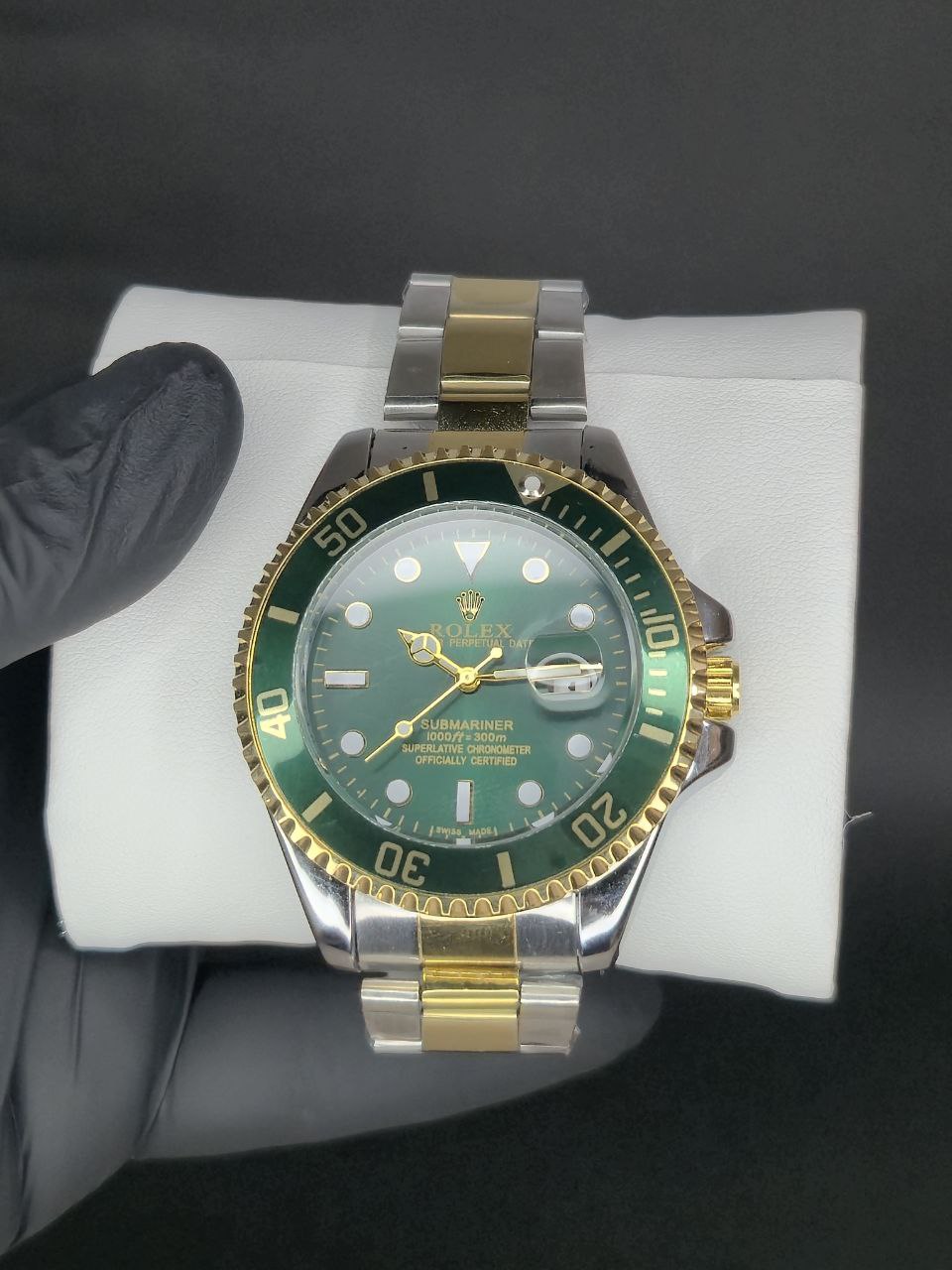 💚 Reloj Rolex Submariner “Hulk” ⌚ Bicolor Verde – Exclusivo y Deportivo 🌊✨