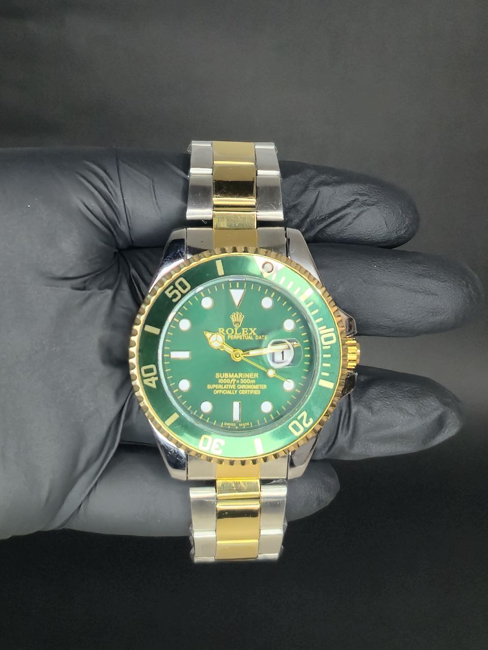 💚 Reloj Rolex Submariner “Hulk” ⌚ Bicolor Verde – Exclusivo y Deportivo 🌊✨