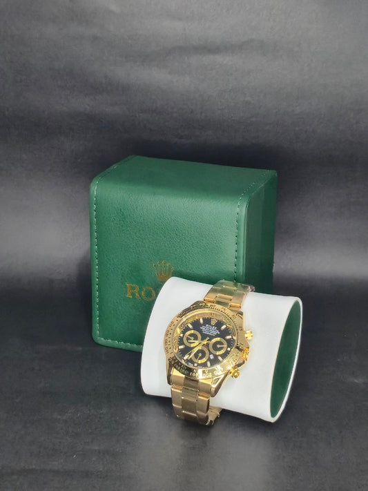 ✨ Reloj  Rolex Daytona Cosmograph Gold – Poder y Exclusividad 💛⌚
