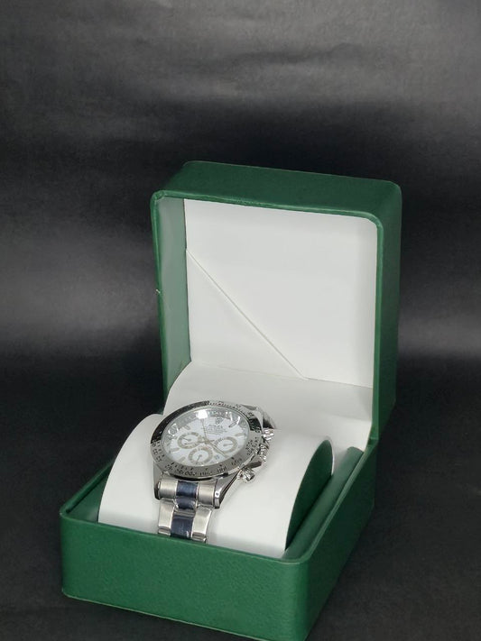 ✨ Reloj  Rolex Daytona Cosmograph Plata – Lujo Deportivo y Exclusivo 🏎️💎