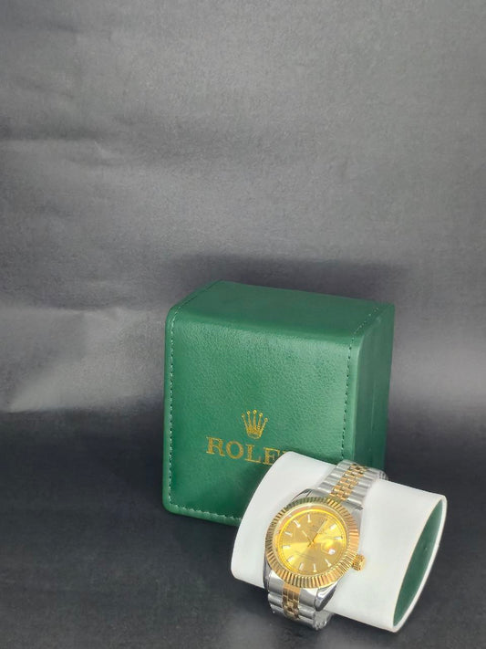 ✨ Reloj Rolex Datejust ⌚ Dorado con Bisel Estriado – Elegancia Clásica 💎