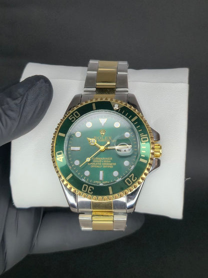 💚 Reloj Rolex Submariner “Hulk” ⌚ Bicolor Verde – Exclusivo y Deportivo 🌊✨
