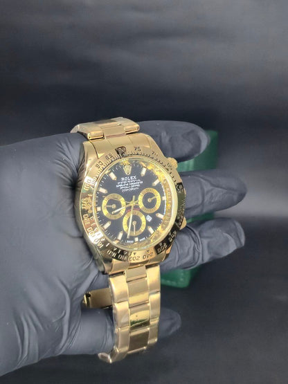✨ Reloj  Rolex Daytona Cosmograph Gold – Poder y Exclusividad 💛⌚