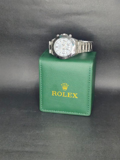 ✨ Reloj  Rolex Daytona Cosmograph Plata – Lujo Deportivo y Exclusivo 🏎️💎
